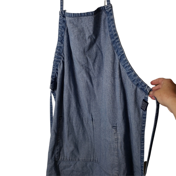 Pampered Chef Denim Embroidered Logo Apron - Picture 4 of 8